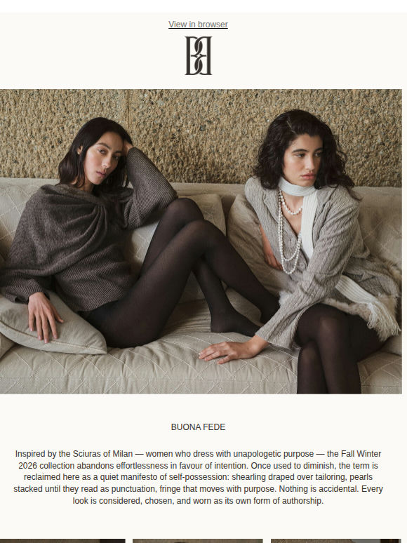 The Fall Winter 2026 campaign