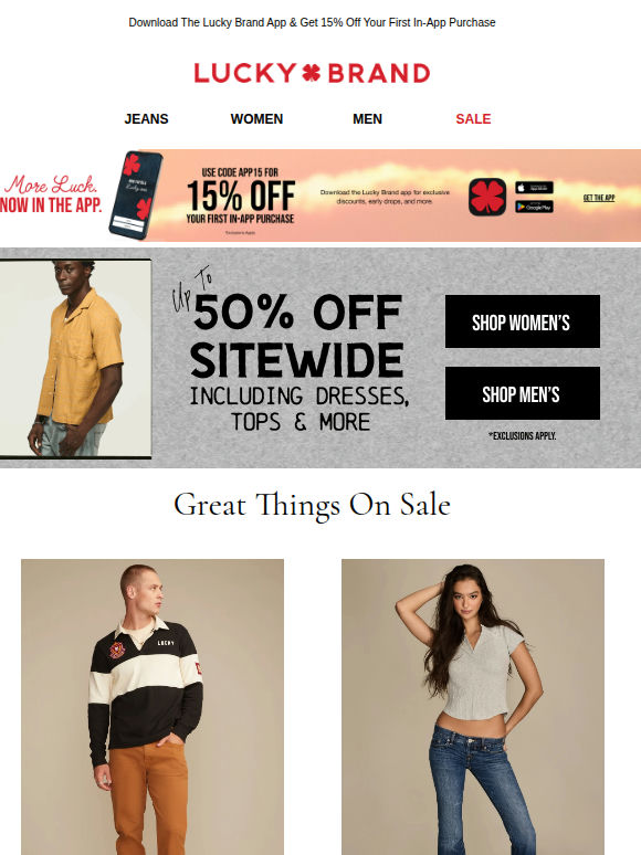 Yes! Up To 50% Off, Even NEW Arrivals