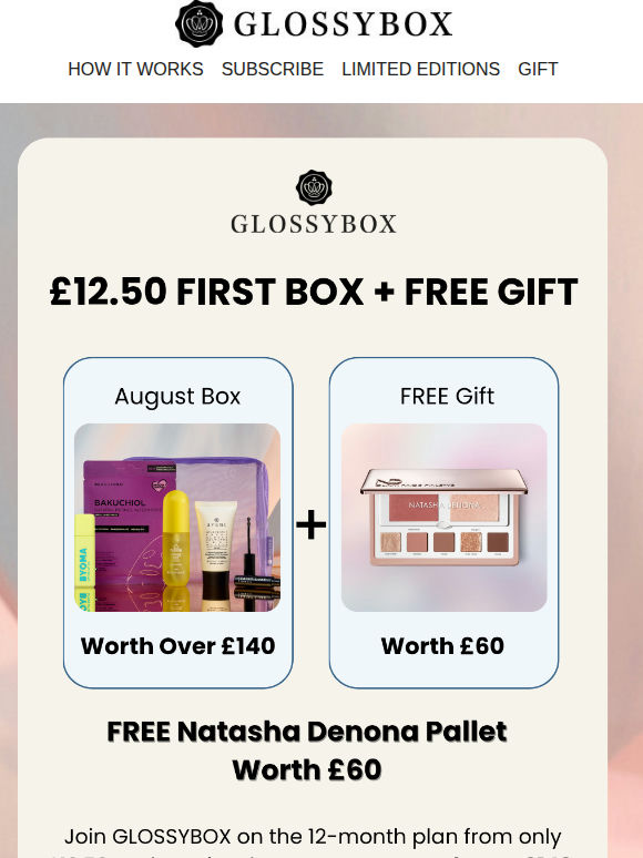 Worth Over £200, Yours from £12.50 ✨