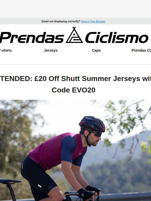 £20 off Shutt Jerseys Extended & New Bike Shed Deals!