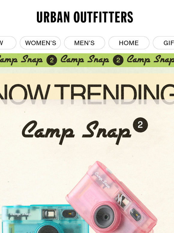 Now Trending: New Camp Snap Cameras 🌈