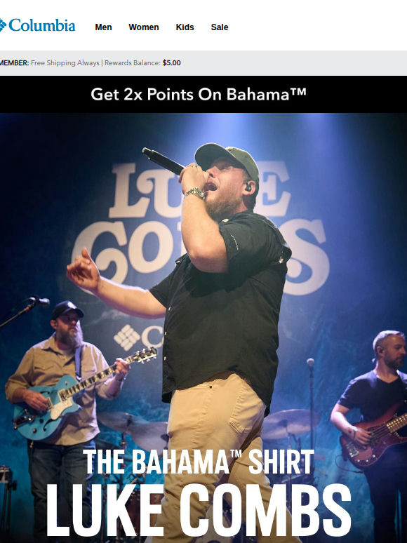 NEW custom Luke Combs Bahama™ shirt!