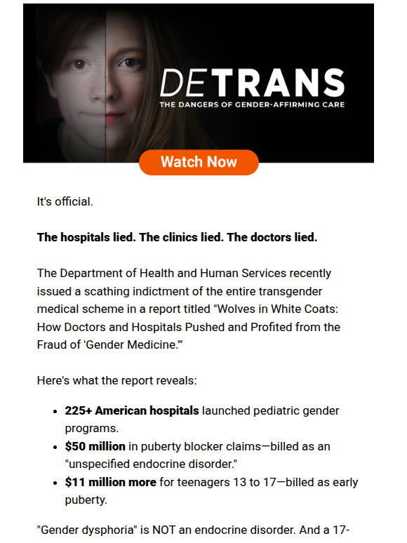 Wolves in White Coats: The HHS Report
