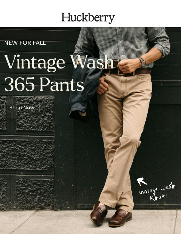 The New Vintage Wash 365s