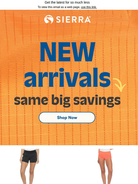 Your new arrivals alert​