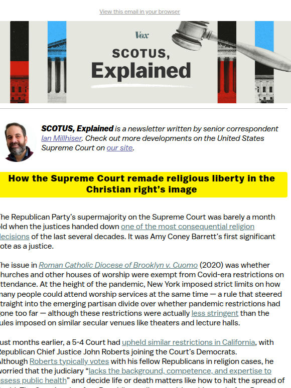 The Roberts Court's religious right revolution