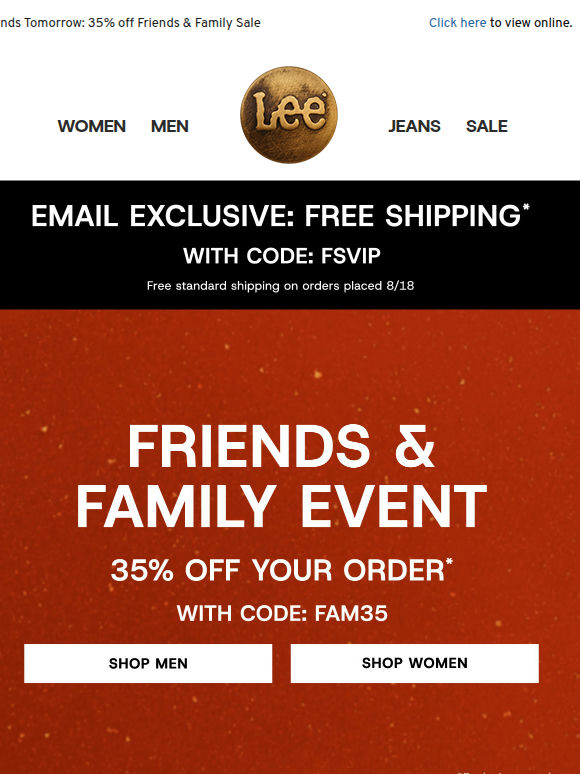 Free shipping today with code FSVIP
