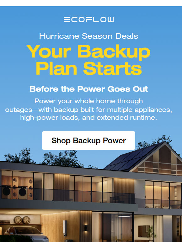 🌪️ Hurricane Season: Keep Your Home Powered