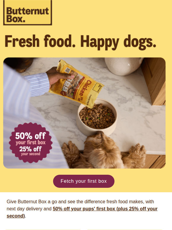 10 years of tried & trusted fresh dog food