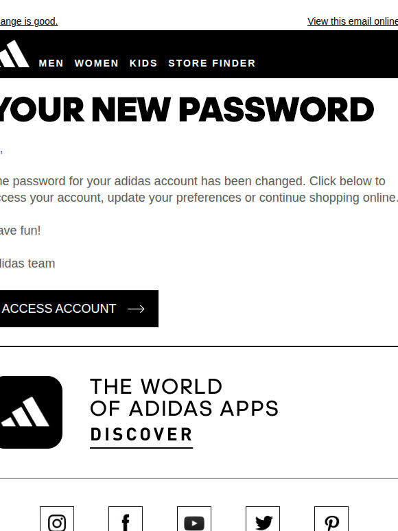 This is a confirmation of your password change.
