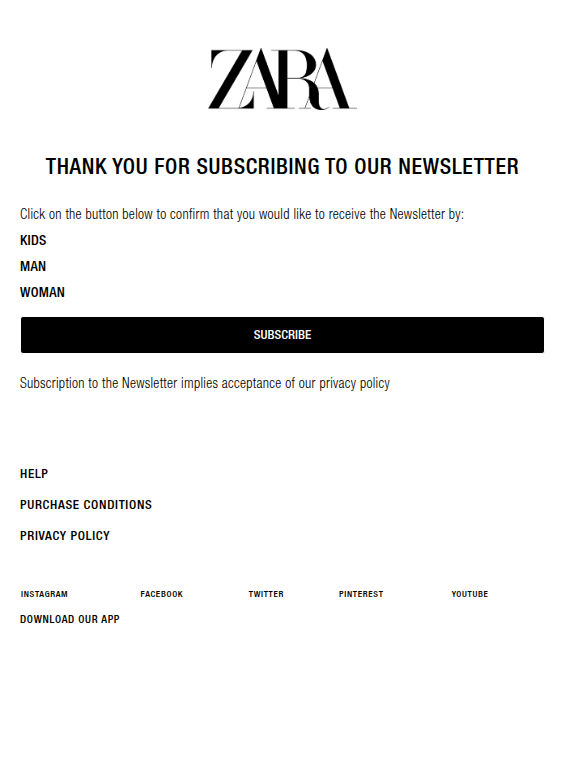 Newsletter Subscription