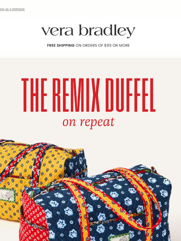 The Remix Duffel deserves a solo