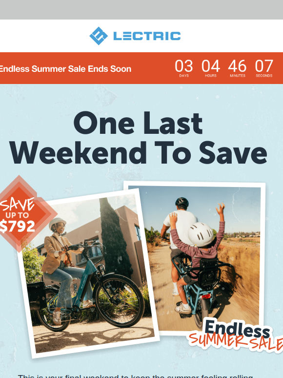 Save Big Before Summer Slips Away