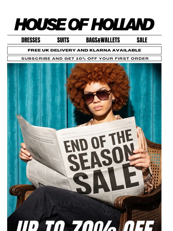 Up to 70% OFF ⚡ End of Season Sale