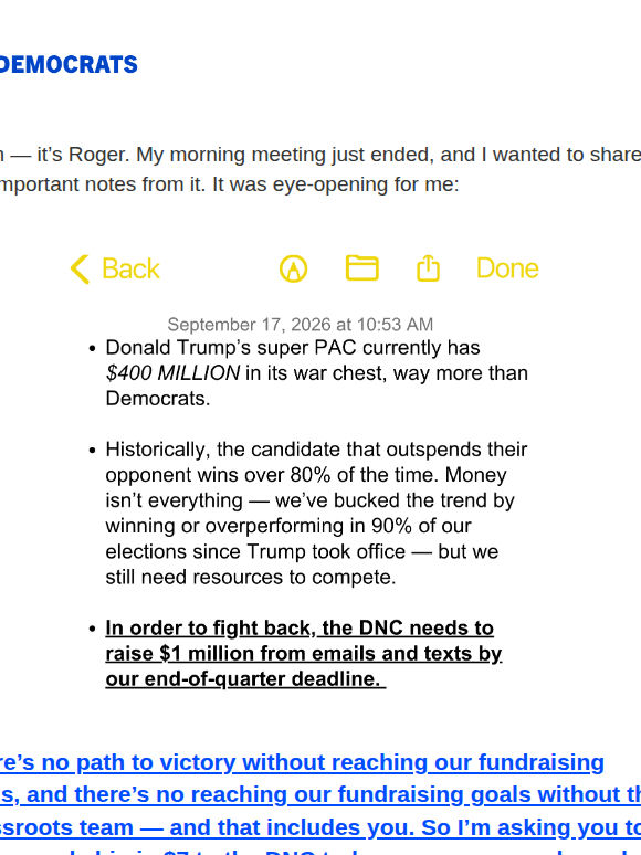 Here’s what my team discussed this morning