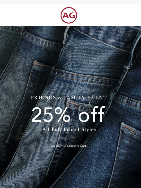 Our Signature Jeans Are 25% off