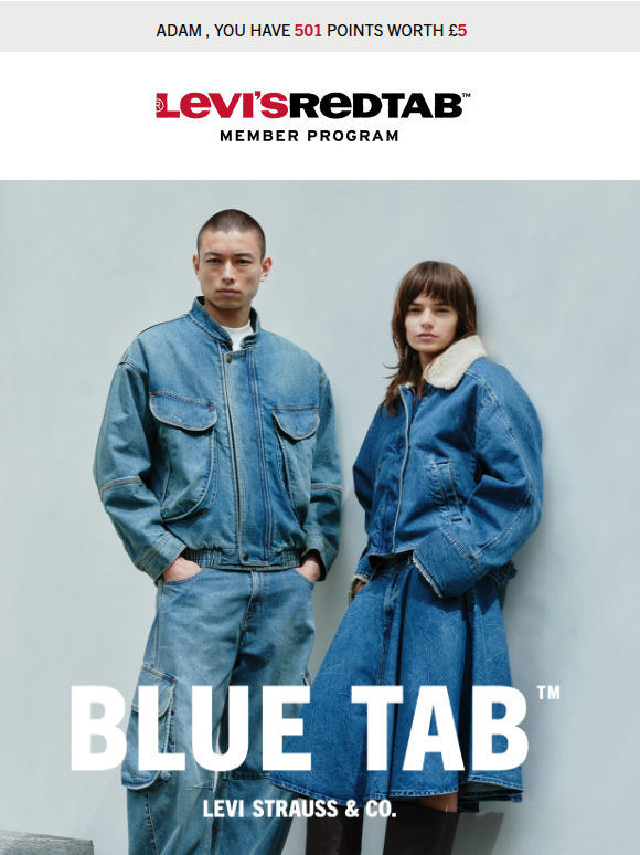 Style takes flight: The new Blue Tab™ fits are here