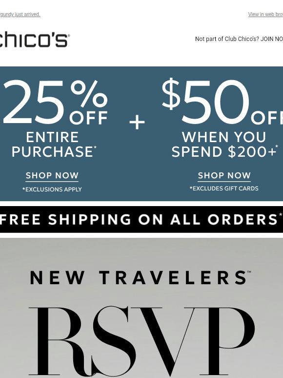 25% Off + $50 Off — This Weekend Only