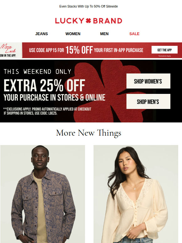 Here’s An EXTRA 25% Off Your Order!