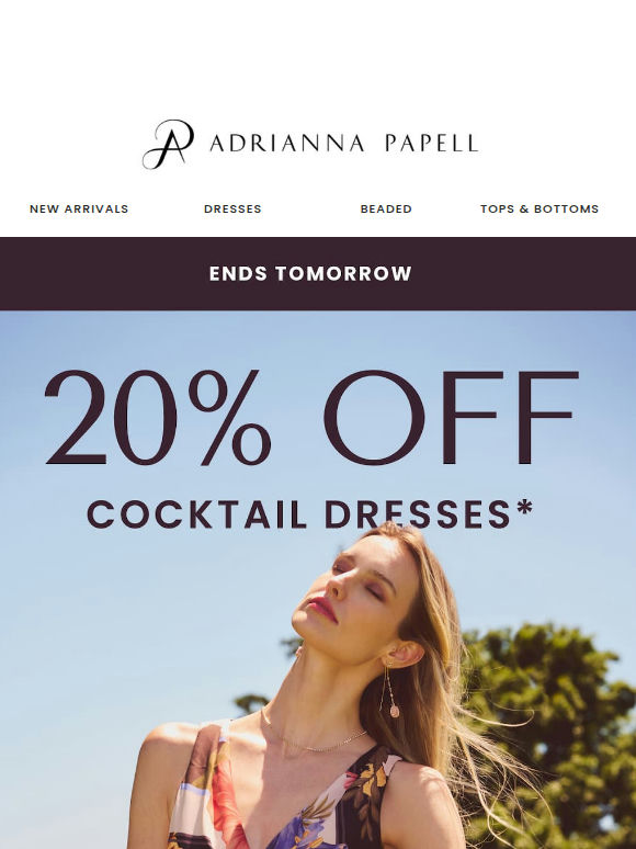 20% Off Party Dresses 🍸🍹 The Cocktail Sale Is Back