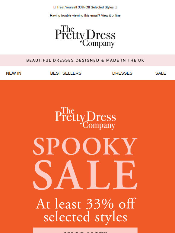 Spooky Savings Await 👻 33% Off Selected Styles – Ends Halloween!