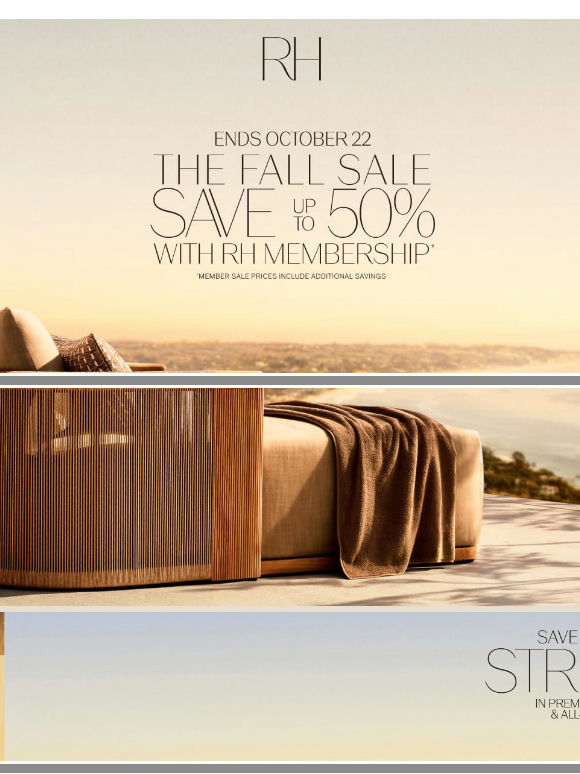 Save Up to 50% on Premium Solid Teak Outdoor Collections. Ends October 22.