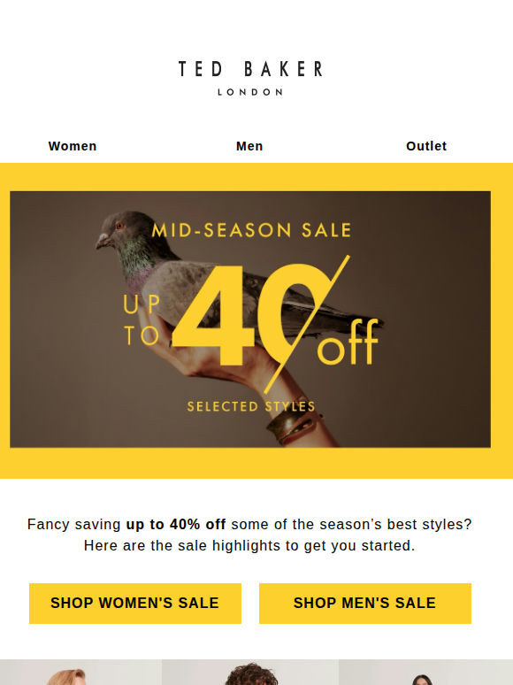 Sale Highlights | Up to 40% Off