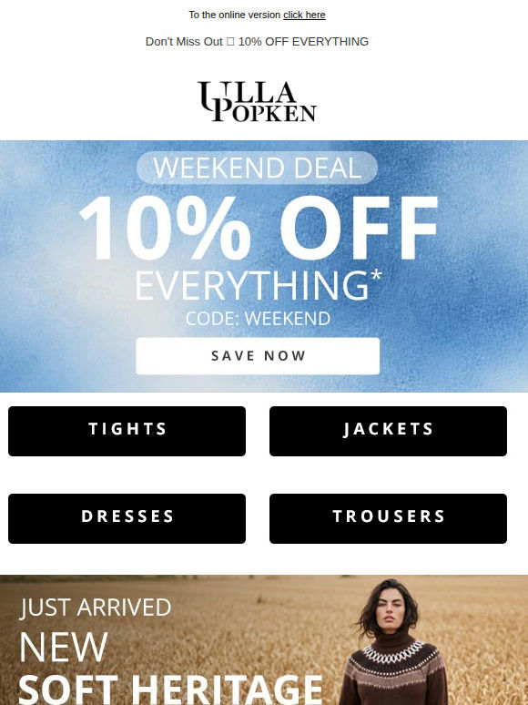 Ending soon: 10% OFF EVERYTHING 🔥