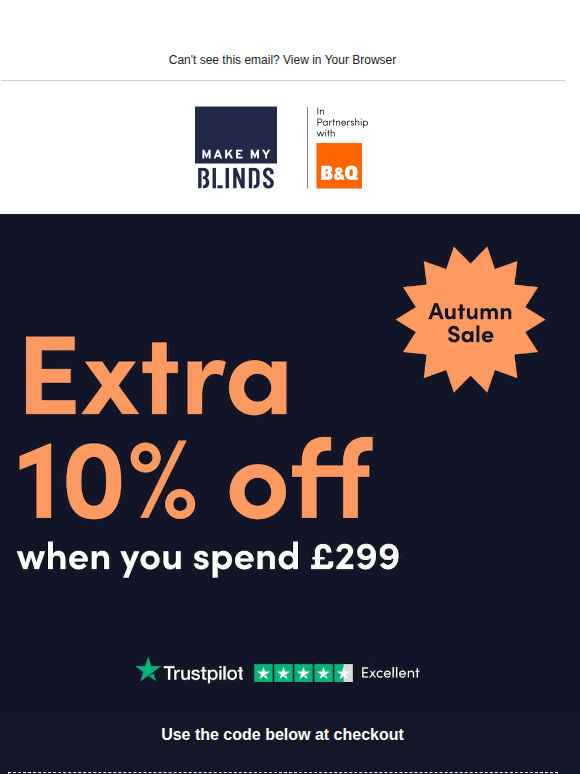 Don't Miss Out on 10% Off This Autumn! 🍂