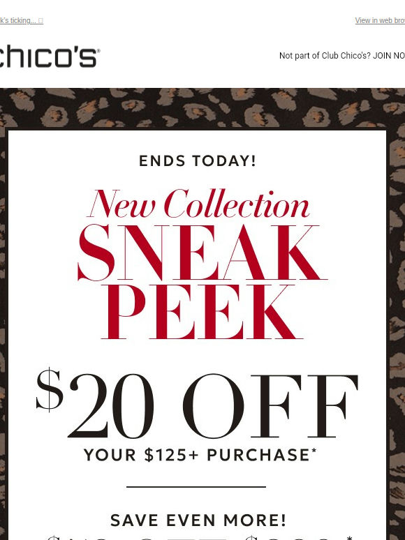 You’re about to miss $20-$50 off SNEAK PEEK!