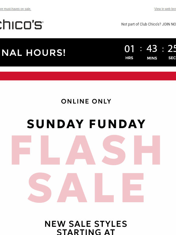 FINAL CALL! 19.98+ sale styles + up to $50 off