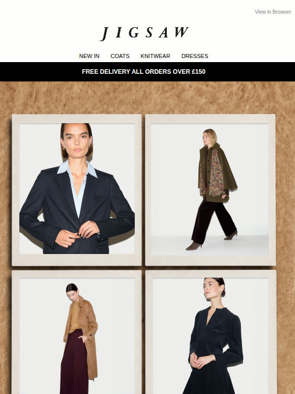 Just in: The Cosy Events Edit