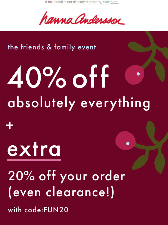 🚨 YES, Really! 40% Off + EXTRA 20% Off
