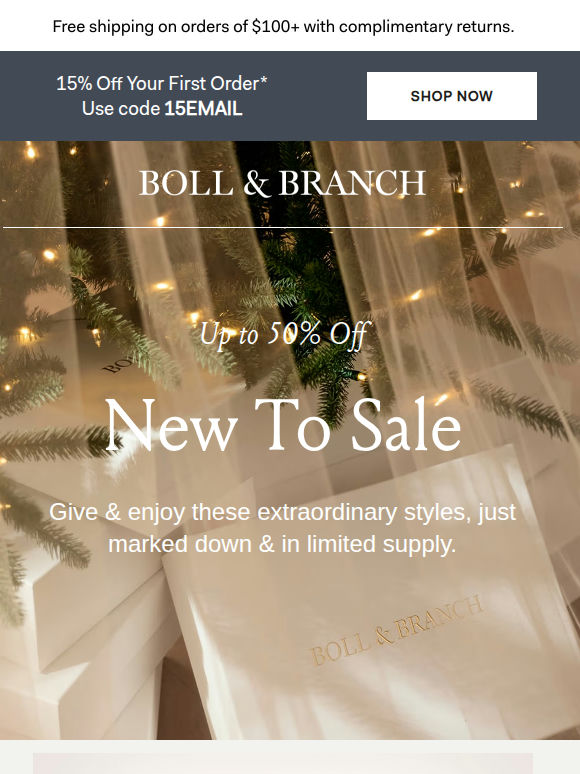 New sale styles (& you get first pick)