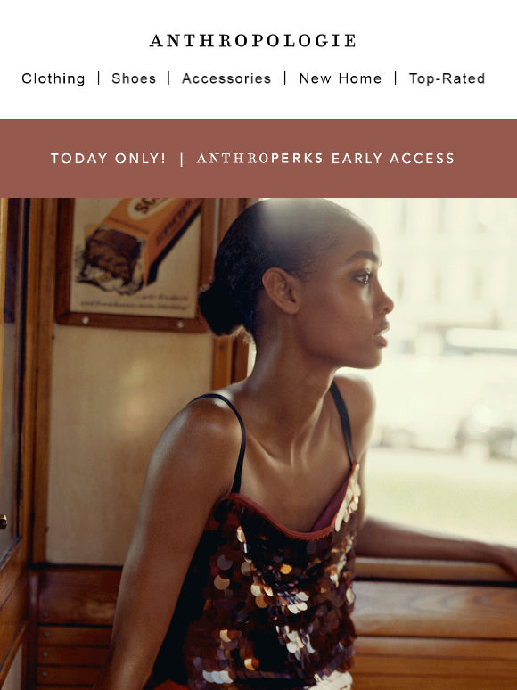 Today ONLY! AnthroPerks Early Access