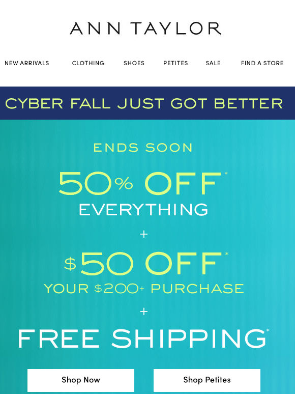 Cyber Fall Ends TONIGHT!