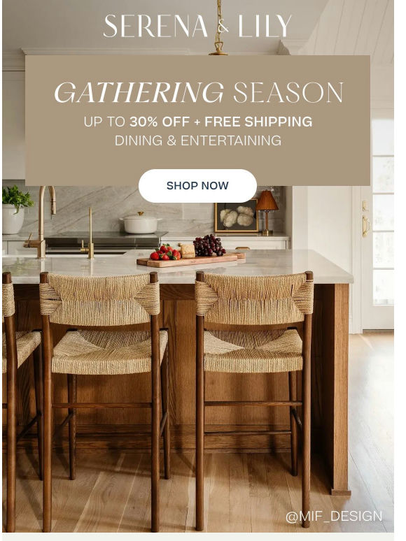 Make your kitchen the place to be.