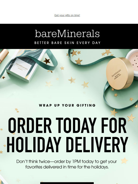Ho Ho Hurry! Last call for standard shipping