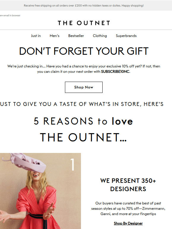 5 things to love about THE OUTNET