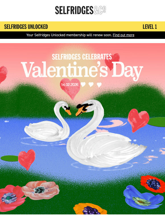 Selfridges Celebrates Valentine’s Day