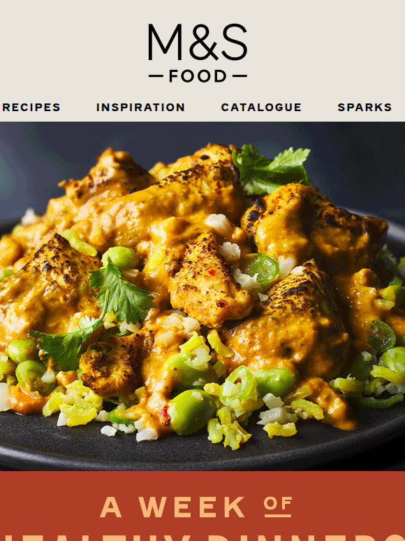 A week of healthy meals