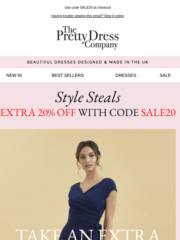 Sale Style Steals, take an extra 20% Off with SALE20