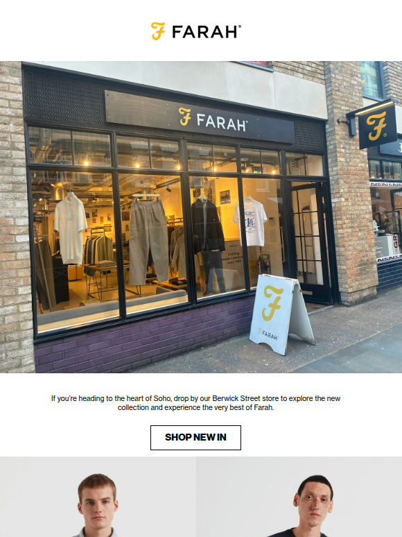 Visit us on Berwick Street, where music meets fashion 📍