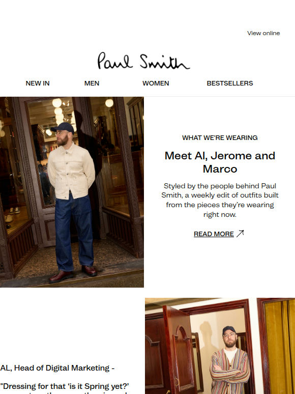 Your New Favourite Looks: Curated by Paul Smith Experts
