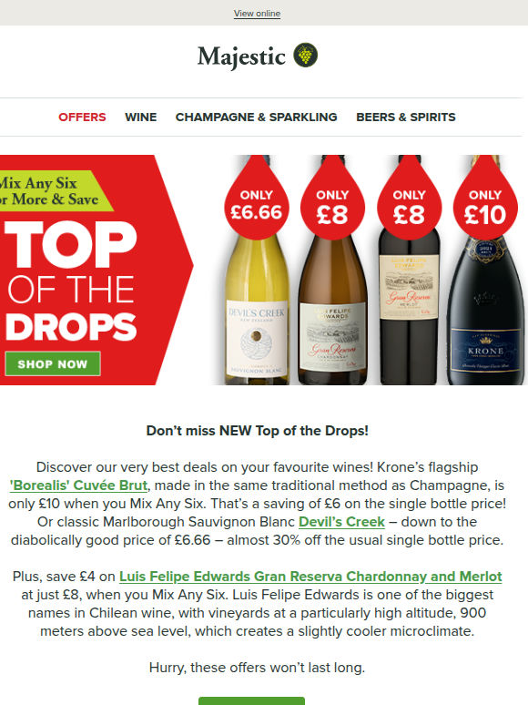 £6.66 Devil's Creek Sauvignon Blanc