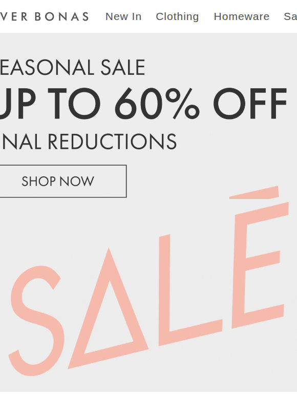 Up to 60% off | Final reductions