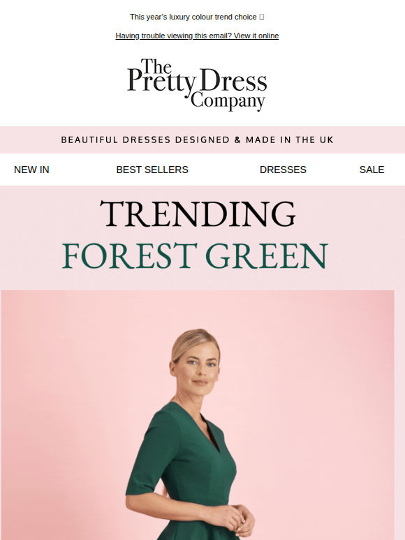 Trending – Forest Green timeless and seasonless, the chic shade we love 💕