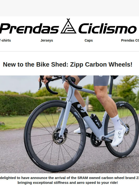 New to Prendas: ZIPP Wheels, Basso Bikes & EVOC Bags!