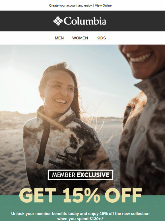 Unlock 15% off the new collection!