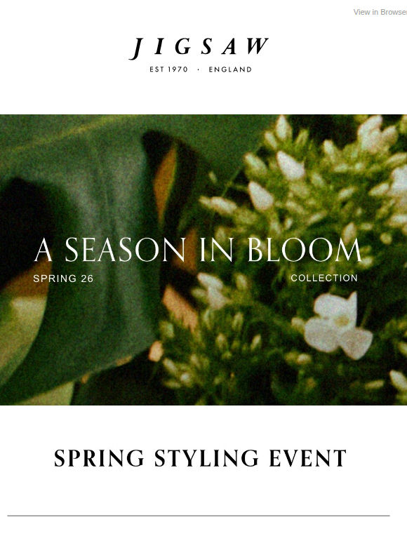 You're invited to our spring store event